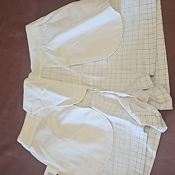 Joie Brusha B shorts 2 check cotton NWT - Picture 7 of 9